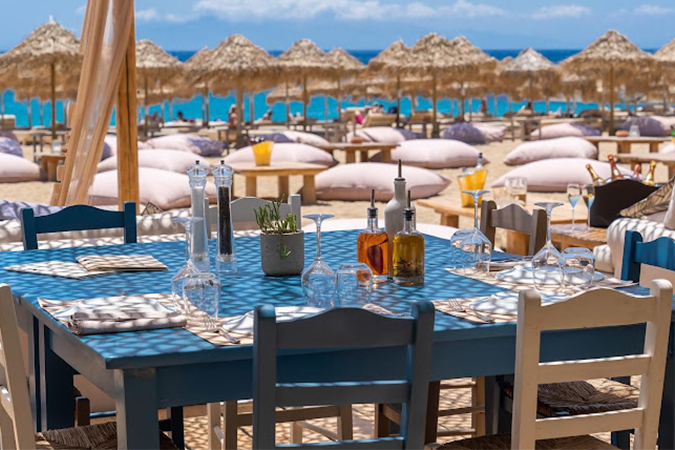 Liasti beach restaurant Mykonos