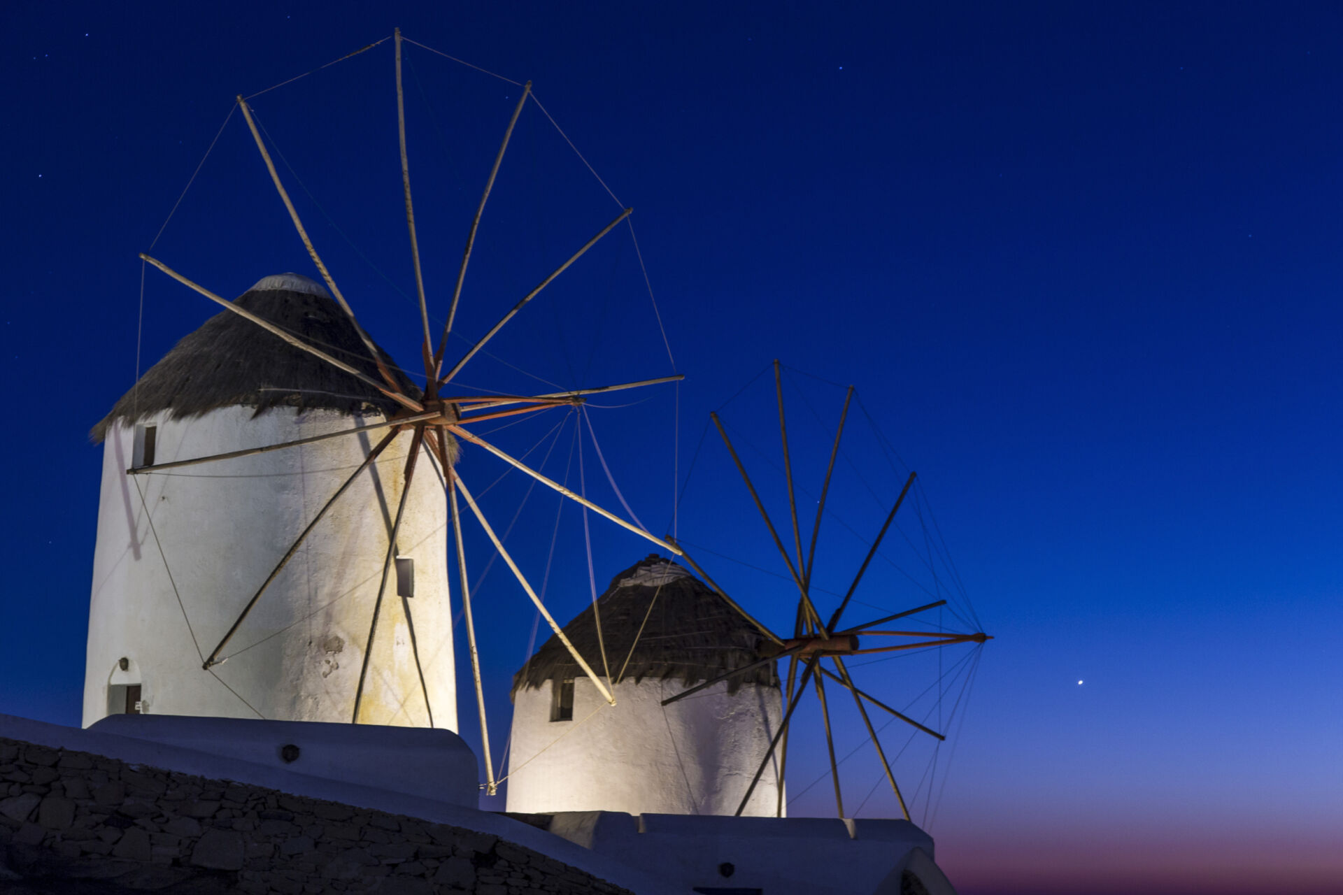 The famous Windmills of Mykonos
