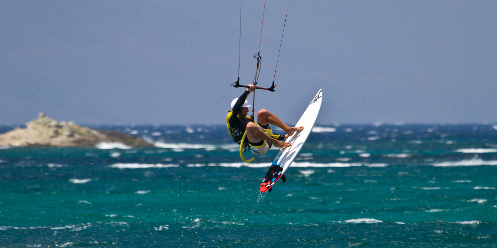Korfos Bay – Kite Surfing